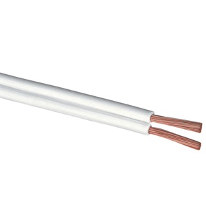 Rolo 100 Metros Cordão Paralelo Flexível Corfio 300V 2x1,5mm Branco