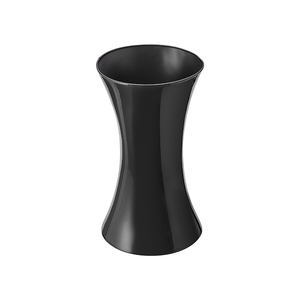 Vaso Decorativo Vitazza Julieta 50cm x 23cm, Preto, Vidro - 71850B