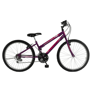 Bicicleta Aro 24 South Love Girls, Freio V-Brake, Violeta - 170091