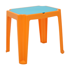 Mesa Plástica Tramontina Versa 52cm x 71cm Laranja e Azul - 92340/097