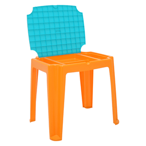 Mesa Plástica Tramontina Versa 52cm x 71cm Laranja e Azul - 92340/097