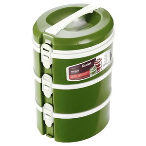 Conjunto de Viandas Térmicas Taumer Pratik 3 Peças Verde - 21210.03.05