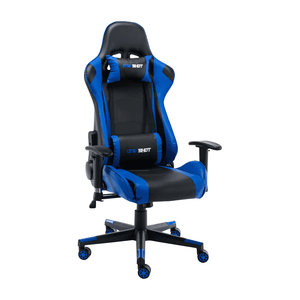 Cadeira Gamer Fratini, Giratória, Preta/Azul - 0060