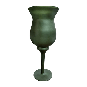 Taça Decorativa Vitazza Napoli 49cm x 19cm, Verde Metalizado Fosco - 51030F