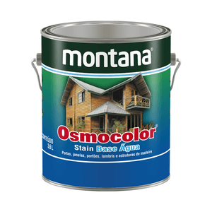 Osmocolor Stain Montana, Base Água, Acetinado Natural, 3,6 Litros