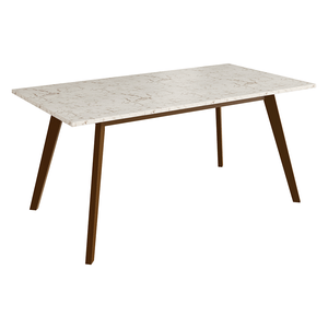 Mesa Delazari 170x90cm Imbuia / Mármore - 924