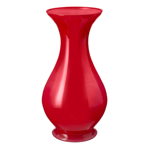 Vaso Decorativo Vitazza Milene 35cm x 14cm, Vermelho, Vidro - 72080B