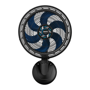 Ventilador Arno de Parede Xtreme Force Breeze, 40cm, 3 Velocidades, Preto e Azul - VB4P 220V