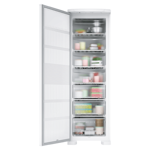 Freezer Vertical Electrolux 1 Porta, Cycle Defrost, 234L, Branco - FE27 220V