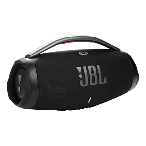 Caixa de Som Portátil JBL Boombox 3 Preta, com Bluetooth, À Prova D'Água