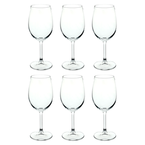 Conjunto de Taças para Vinho Bohemia Anna 450ml, em Cristal, 6 Peças - 58000