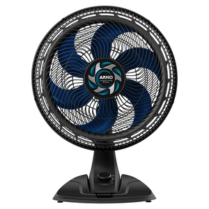 Ventilador Arno Xtreme Force Breeze, 40cm, 3 Velocidades, Preto e Azul - VB40 220V