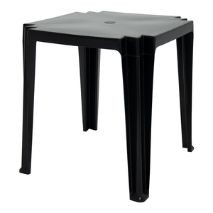 Mesa Plástica Tramontina Tambaú 68cm x 68cm Preta - 92314/009