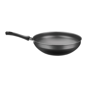 Panela Wok Mta 28cm, 4,3 Litros, Alumínio, Preto - 930