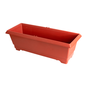 Vaso Arqplast Jardineira 49,5cm x 18,5cm x 16,5cm , Terracota - 25298