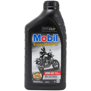 Óleo Mobil Super Moto 4T 20W50, 1L