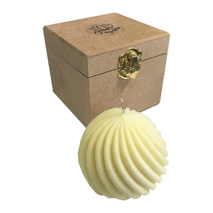 Vela Aromática de Cera de Soja Magnólia 120g, em Espiral