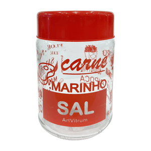 Pote para Sal Artvitrum 600ml Vermelho - 31S/3