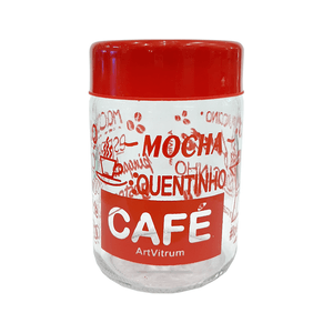 Pote para Café Artvitrum 600ml Vermelho - 31CA/3