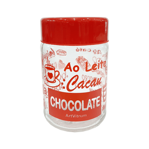 Pote para Chocolate Artvitrum 600ml Vermelho - 31CH/2