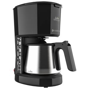 Cafeteira Cadence Urban Pop Inox, com Filtro Permanente, 30 Xícaras, Jarra Inox 1,2L, 750W, Preta - CAF810 220V