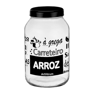 Potão Para Arroz Artvitrum 3l Preto - 11a/1