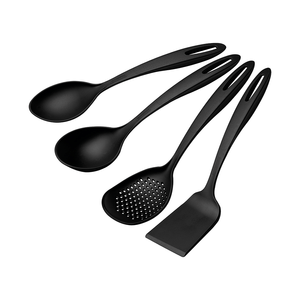 Conjunto De Utensílios Tramontina Ability 4 Peças Preto, De Nylon - 25199/001