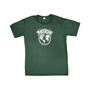Camiseta Masculina I Feed The World, Verde Militar - Tamanho GG