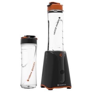 Liquidificador Cadence Blender Shake, 600W, 2 Copos, Preto e Laranja - BLD701 220V