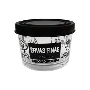 Copinho Liso para Ervas Finas Artvitrum 156ml Preto - 999/1