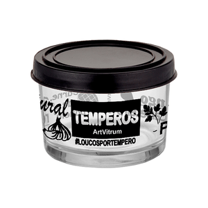 Copinho Liso para Tempero Artvitrum 156ml Preto - 991/1