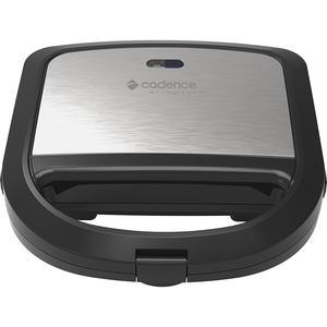 Mini Grill e Sanduicheira Cadence Toast & Grill Prime Inox, 750W, Preto - SAN615 220V