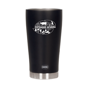 Copo Térmico Mor Expoagro 475ml, Sem Tampa, Preto - 3812