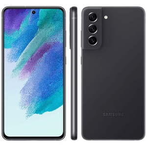 Smartphone Samsung Galaxy S21 FE 5G 256GB Preto com Tela de 6,4" e Câmera Tripla de 12MP