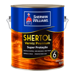 Verniz Premium Sherwin-Williams Shertol Acetinado Incolor 3,6L - 5990001