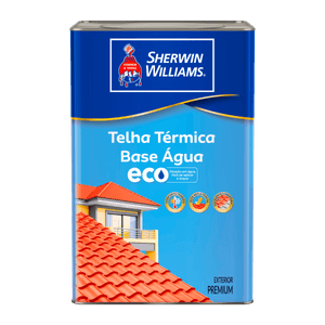 Tinta Acrílica Premium Sherwin-Williams Metalatex Eco Telha Térmica Brilhante Vermelho Óxido 18L - 7287606