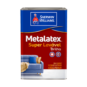 Tinta Acrílica Premium Sherwin-Williams Metalatex Semi Brilho Bianco Sereno 18L - 8209506