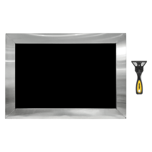 Chapa Vitrocerâmica para Fogão Pinhal 90,50cm X 63cm com Moldura em Inox - 10-6