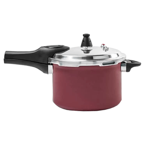 Panela de Pressão Brinox Pressure 20 Cm 4,2 Litros, Alumínio, Fundo De Indução, Borgonha Fosco - 62516/223