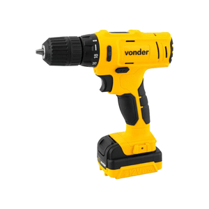 Parafusadeira/Furadeira 3/8” Vonder PFV120, 17 Peças - 6001100120 Bivolt