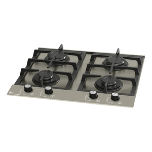 Cooktop a Gás Fischer Platinium 4 Bocas, Acendimento Superautomático, Mesa de Aço Prime Platinium - 20874-51521