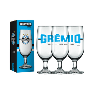 Taça Brasfoot Grêmio 330ml, Vidro - 13047