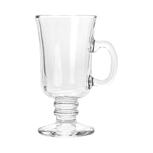 Caneca Para Cappuccino Plasvale 240ml, Vidro - 9100