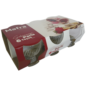 Conjunto de Taças Para Sobremesa Mafra Paris 400ml, 6 Peças - 9710.01