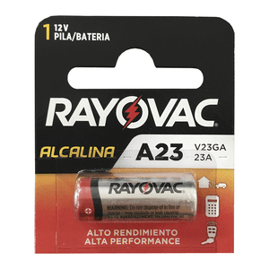 Pilha Eletrônica Alcalina A23 Rayovac 12V