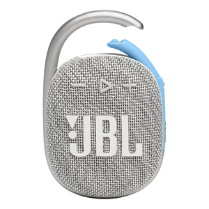 Caixa De Som Portátil Jbl Clip 4 Eco Cinza E Azul, Com Bluetooth, Á Prova D'Água