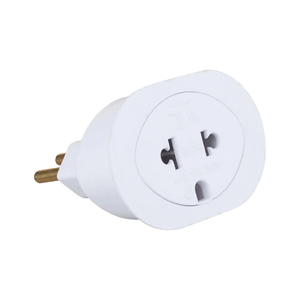 Pino Adaptador Universal Ilumi 2P + T 10A 250V Branco - 12111