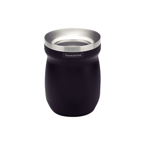 Cuia Térmica Tramontina 240ml, Em Aço Inox, Preto - 61647/200