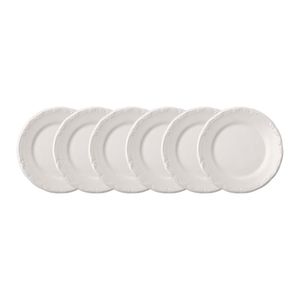 Conjunto de 6 Pratos Rasos 26cm Schmidt Pomerode, Porcelana - 114/0000