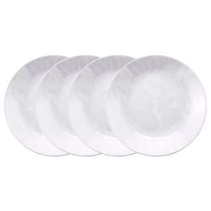 Conjunto de 4 Pratos Fundos 24cm Oxford Coup Blanc, Porcelana